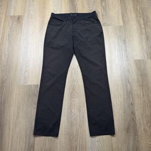 Travis Mathew Pants Mens 32x32 Gray Microstripe Stretch Chino Casual Travel